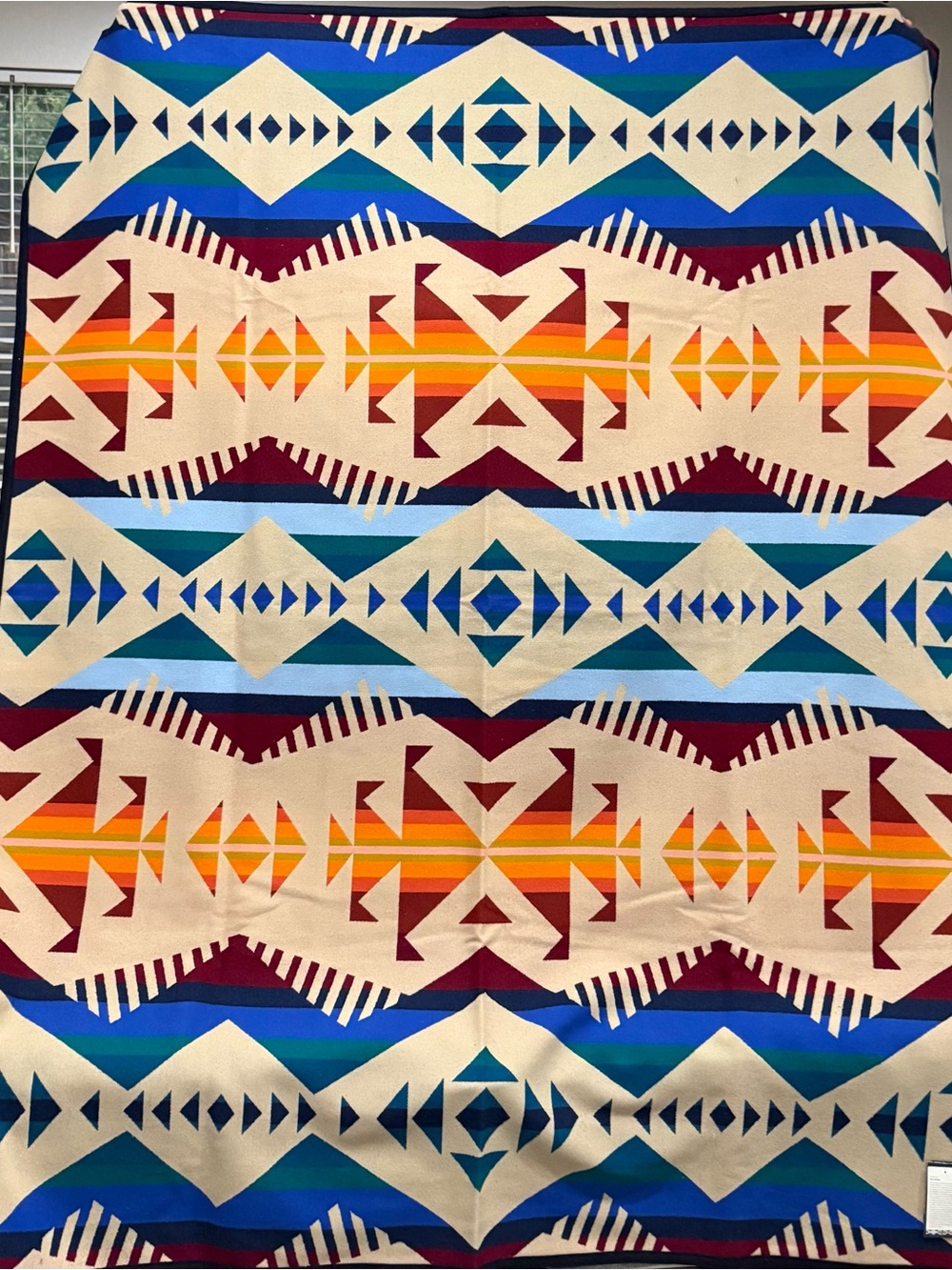 Pendleton Cream Throw Los Lunas